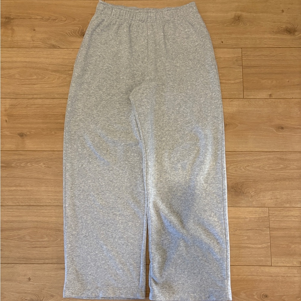 Wide leg sweats with 11” leg opening